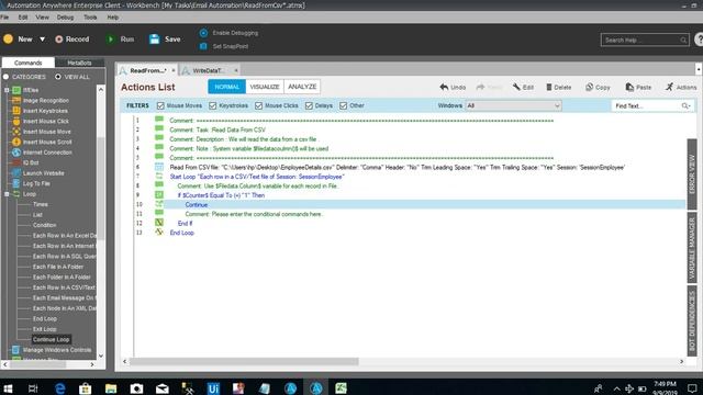 CSV Automaton -Part-1-Read From CSV смотреть онлайн