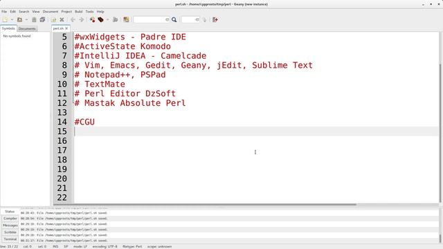 Обзор языка программирования Perl. Особенности языка программирования Perl. смотреть онлайн