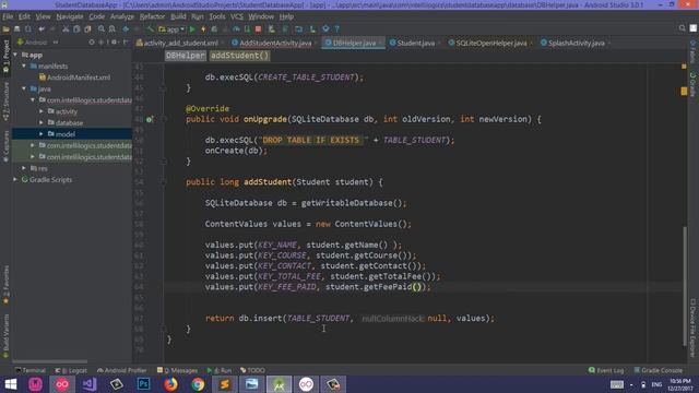 47. Android Sqlite Database Tutorial 6 - EditText Data Validation - Urdu/Hindi смотреть онлайн