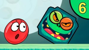 Несносный КРАСНЫЙ ШАР против монстров #6. Спасение Луны 3. Мультик ИГРА Red Ball на Игрули TV