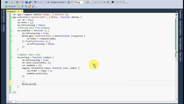 Reordering list via drag & drop in AngularJS application смотреть онлайн