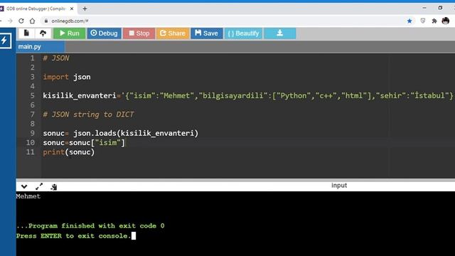 Python Dersleri - Json Modülü смотреть онлайн