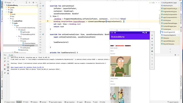 БАЗА о RecyclerView | Adapter | ListAdapter + DiffUtil | ViewHolder | Пагинация +rickandmortyapi.co смотреть онлайн