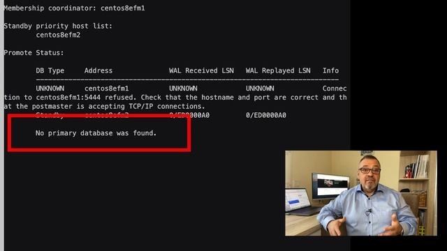 EDB Failover Manager in action (DEMO) - Episode 3 смотреть онлайн