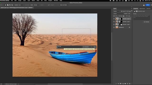 FINALLY AI IN PHOTOSHOP !!! ? | How to Use Generative Fill | #gkgraphix53 смотреть онлайн