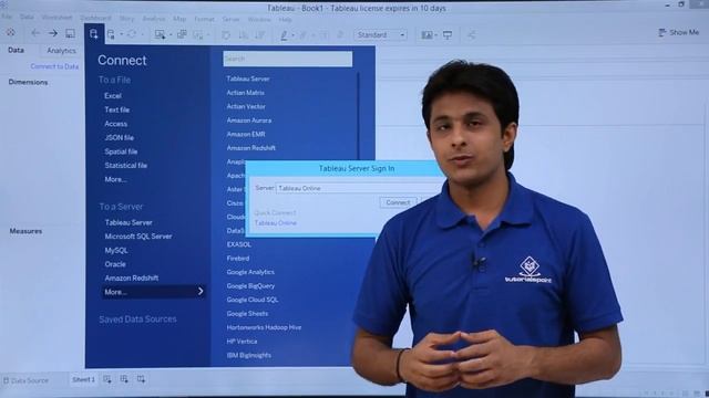Tableau - Connecting With Different Database смотреть онлайн