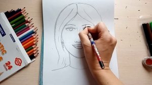 Рисуем "Портрет мамы".