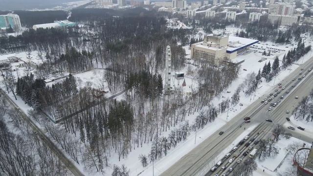 Колесо обозрения Седьмое небо г. Уфа. DJI Mavic Air 2 в 4K смотреть онлайн