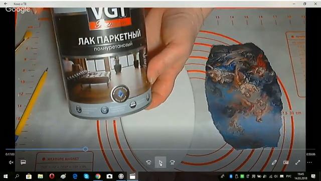 Татьяна Зубревич. Изготовление небольшого овального панно из гипса. 14.03.18 смотреть онлайн