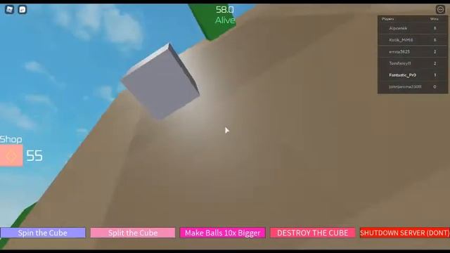 Играем в игру в роблоксе под названием [[UPDATE!] STAY ON THE CUBE!] смотреть онлайн