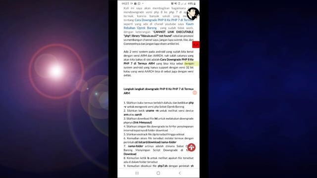 Cara Downgrade Php 8 Ke Php 7 ARM Termux смотреть онлайн