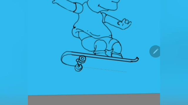 Digital drawing of Bart Simpson/ цифровой рисунок Барт Симпсона смотреть онлайн