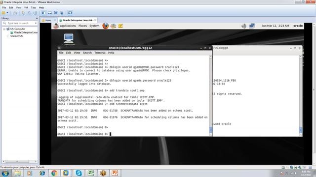 GoldenGate Configure Unidirectional Replication смотреть онлайн