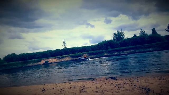 Ходовые испытания Honda Bf 25 риб 380