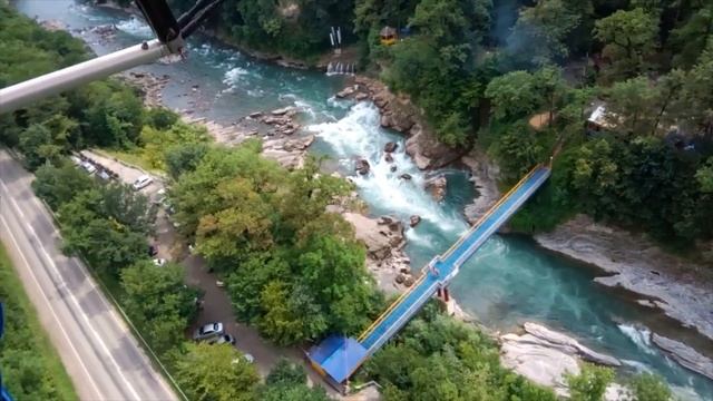 Полеты на Дельталёте в горах Адыгеи. Нарезка. Лаго-наки. Руфабго. смотреть онлайн