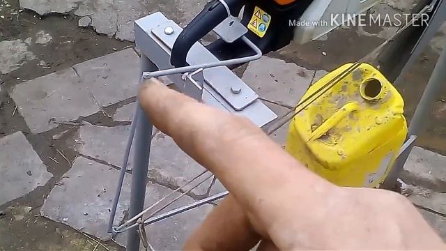 Станина для бензопилы.Самоделки в гараже. смотреть онлайн
