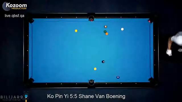 Shane VAN BOENING vs Ko PIN-YI | FINALS 2015 World 9-ball Pool Championship (720p HD) смотреть онлайн