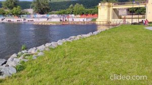 Набережная реки Миасс, город Миасс