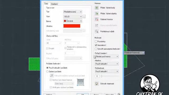 AutoCAD: 2-11 Šrafovanie a gradient смотреть онлайн