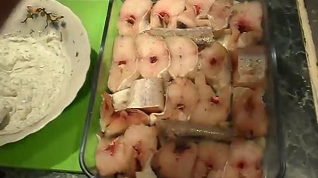 Минтай в сырно-сливочной заливке.Минтай в духовке.Рыба в сметане.fish in the oven.fish in sour crea смотреть онлайн