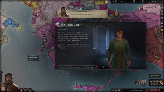 Crusader Kings 3 - "Let's Play" | Count of Messenia | Episode 13 [Leading Revolts] смотреть онлайн
