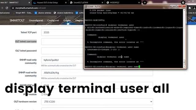 Tutorial de como configurar la OLT SmartAX EA5800 X2 de Huawei con SmartOlt смотреть онлайн