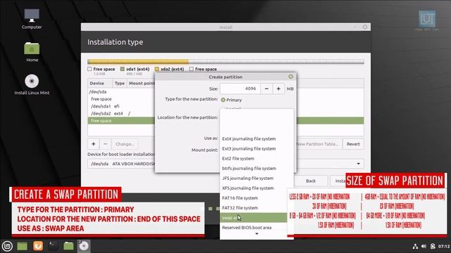 How to Install Linux Mint 20.2 UEFI GPT Method 2021 смотреть онлайн