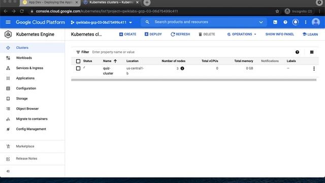 App Dev Deploying the Application into Kubernetes Engine Python GSP188 смотреть онлайн