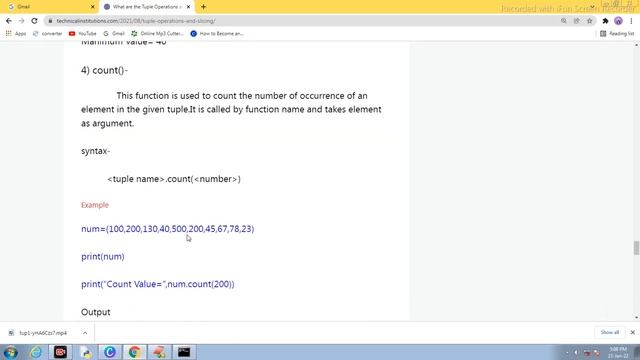 What are the Tuple methods in python ?All Tuple methods with examples in eay ways.Python class-36 смотреть онлайн