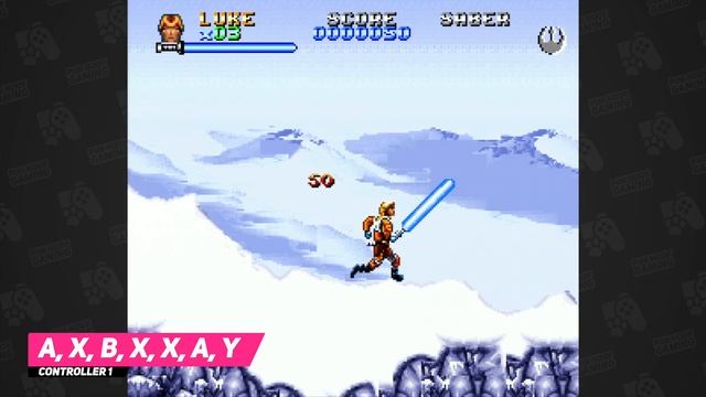 Super Star Wars: The Empire Strikes Back Cheats (SNES) смотреть онлайн