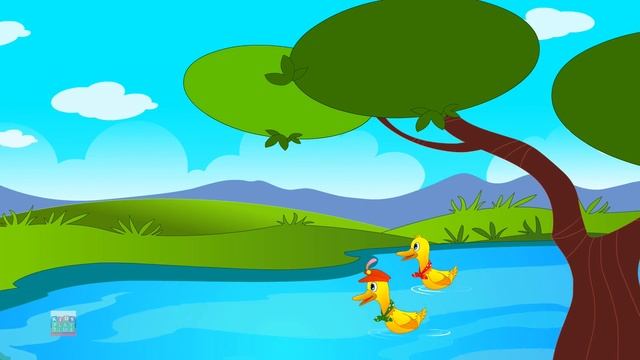Kids Play Time Russia - пять маленьких уток | утки рифмы | детские стишки | Five Little Ducks Rhyme смотреть онлайн