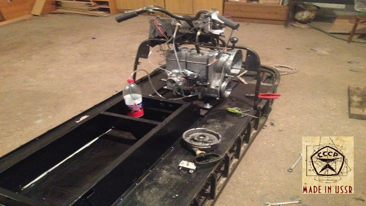 СНЕГОХОД БУРАН . Доработка мотора РМЗ 640 Часть#2. 2015г смотреть онлайн