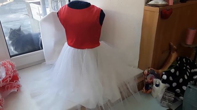 Платье трансформер для девочки. Платье со съемной юбкой. смотреть онлайн