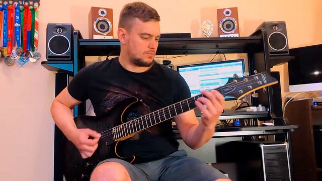 Schecter Banshee-6 Active Playthrough (Metal Test) смотреть онлайн
