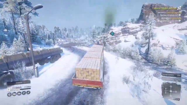 АМУР Работа на Карте Амурская обл Россия, прохождение СЛОЖНЫЙ РЕЖИМ SNOWRUNNERчасть 19Lets play смотреть онлайн