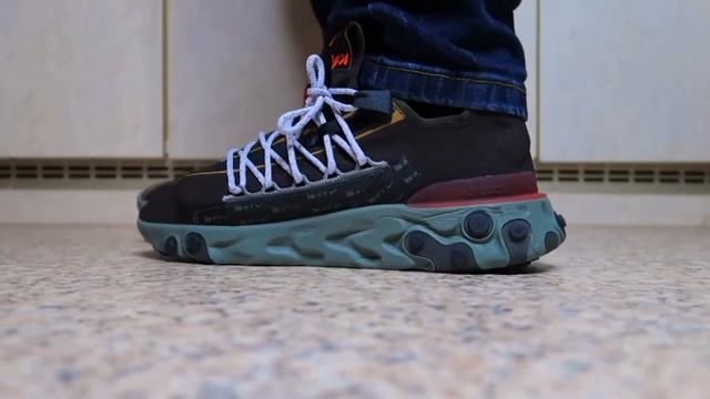 NIKE REACT WR ISPA VELVET BROWN/TERRA ORANGE REVIEW & ON FEET LOOK! смотреть онлайн