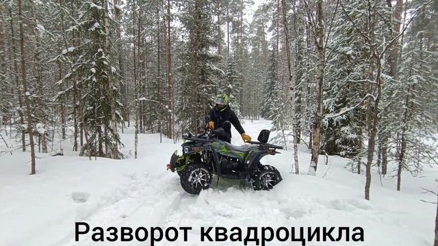 Покатушки по зимнему лесу