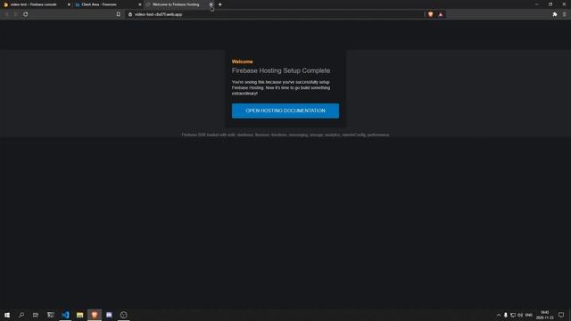 How to make a website for free with Firebase and Freenom смотреть онлайн
