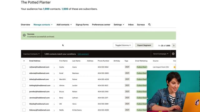 How to Archive & Unarchive Contacts in Mailchimp (2023) смотреть онлайн