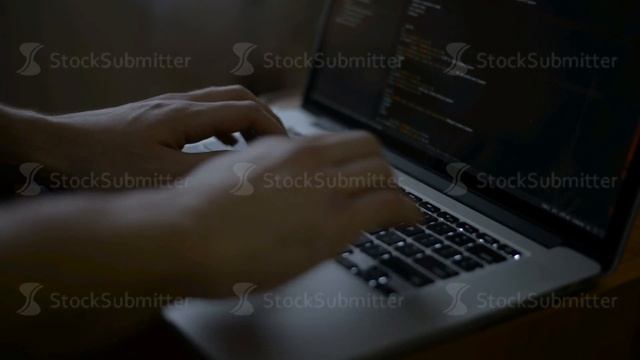 programmer from behind and programming code on computer monitor programming code is my own property смотреть онлайн