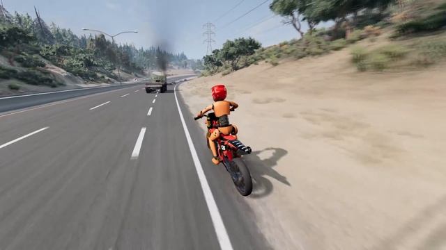 Motorbike Crashes #26 - BeamNG DRIVE | SmashChan