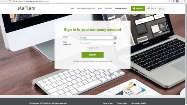 How to register your company on staff.am / Ինչպես գրանցել ընկերությունը staff.am-ում