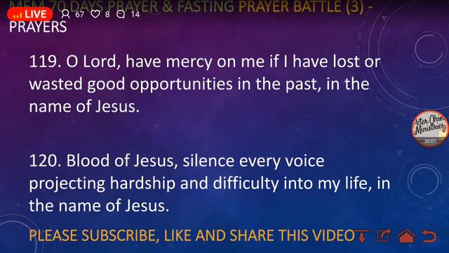 Day 25 70 Days of Prayer and Fasting - What You Need to Know Day 25 MFM Prayers смотреть онлайн