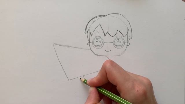 How to draw Harry Potter | Wie zeichnet man Harry Potter | Как нарисовать Гарри Поттера смотреть онлайн