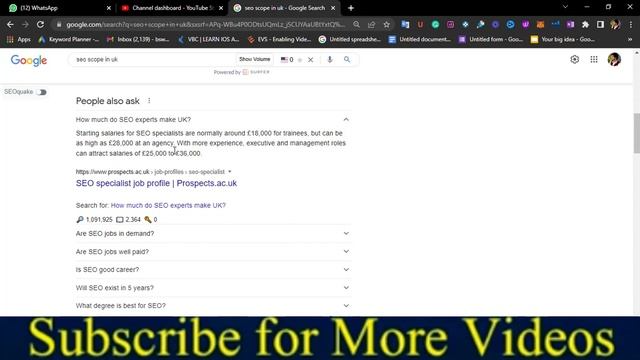 What is SEO || Scope of Search Engine Optimization (SEO) In Europe 2022 | General Introduction Vide смотреть онлайн