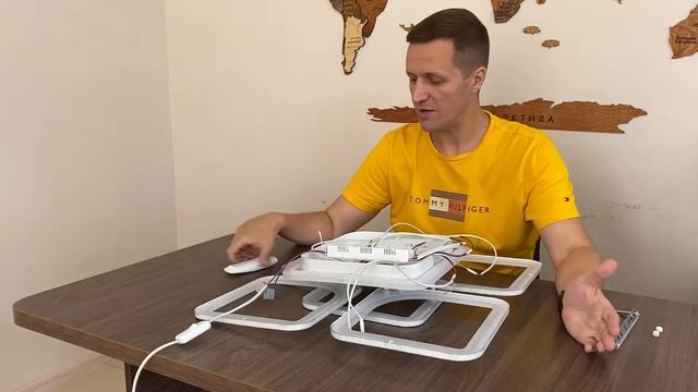 Сборка и синхронизация люстры LEDCITY. 1 смотреть онлайн