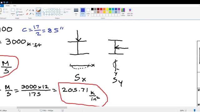 PE Exam Civil Bending Stress Using Moment of Inertia w/ Steel Manual | AM Breadth Structural Review смотреть онлайн
