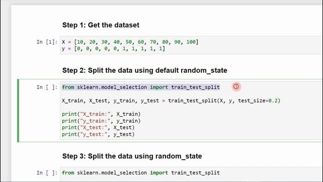Use of random_state in train_test_split() смотреть онлайн