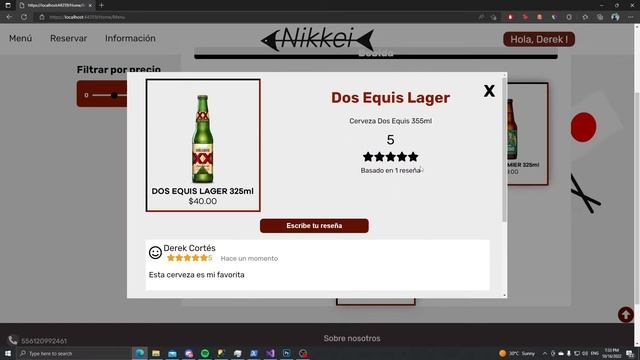 Nikkei Restaurant video demonstration | ASP.NET Core 3.1, SQL Server, Jquery смотреть онлайн