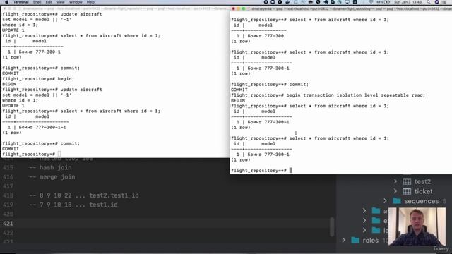 SQL 35. Транзакции. Практика смотреть онлайн
